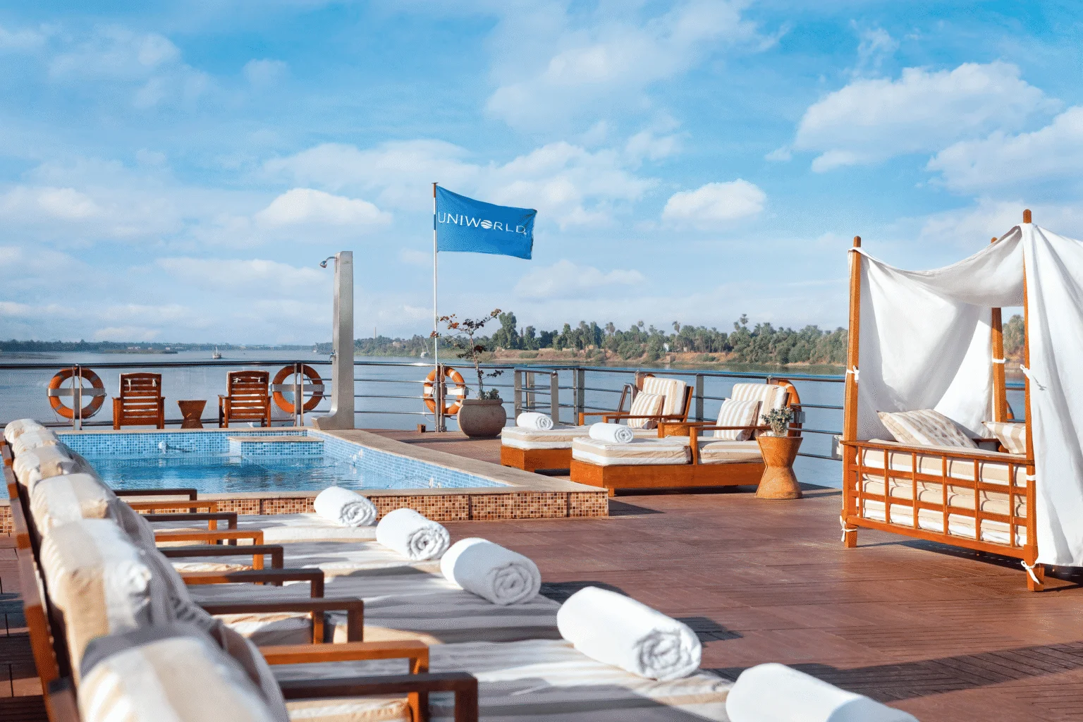 Uniworld — Soleil Deck infinity pool